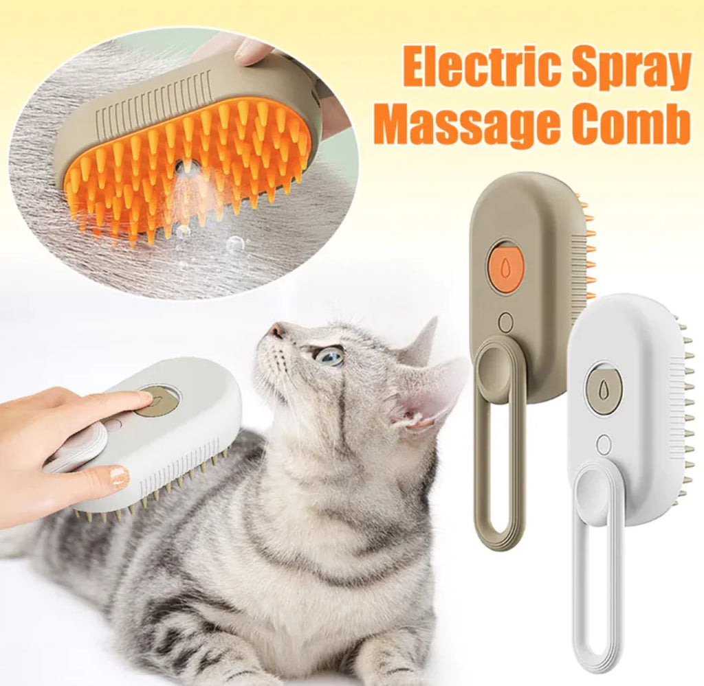 3-in-1 Pet Steam Grooming Brush product image