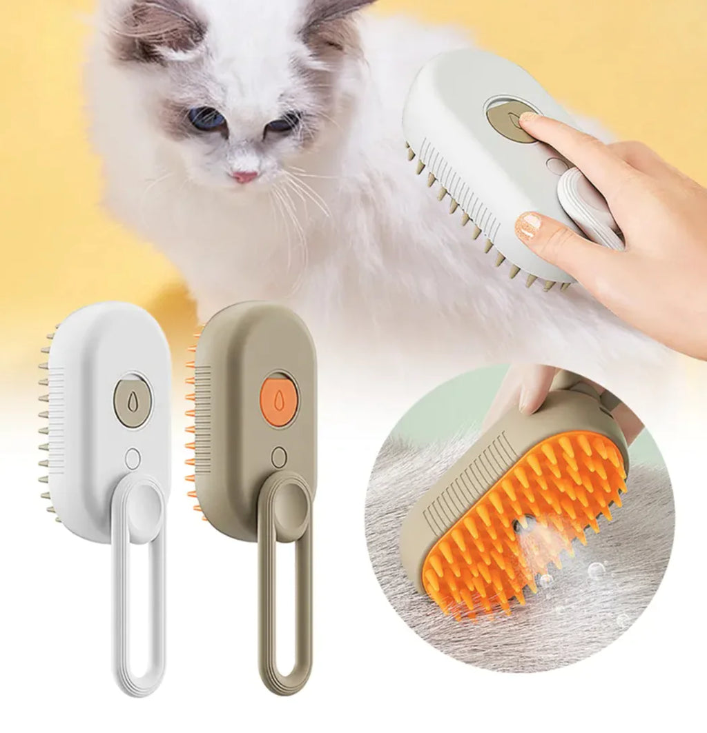 3-in-1 Pet Steam Grooming Brush product image