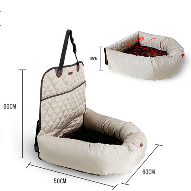 Waterproof Pet Car Travel Bed